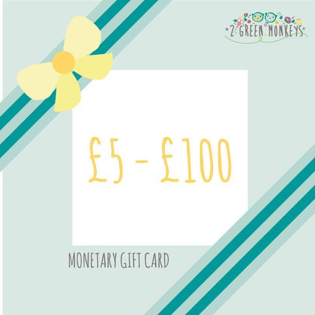 Digital Gift Card - Memory Keespake - 2 Green Monkeys