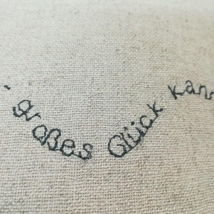 40th / Ruby Wedding Anniversary Gift Personalised Cushion - 2 Green Monkeys