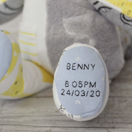 Memory keepsake bear - recycled from babies clothing - 2 Green Monkeys