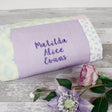 Personalised Embroidered Name Quilt - 2 Green Monkeys