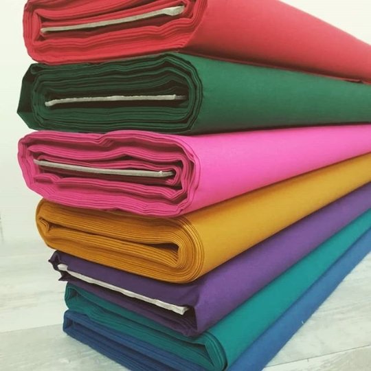 Set of Personalised Sustainable Fabric Christmas Cracker Napkins (bright colours) - 2 Green Monkeys