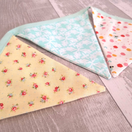 Spring bunting - garden flower flags - 2 Green Monkeys