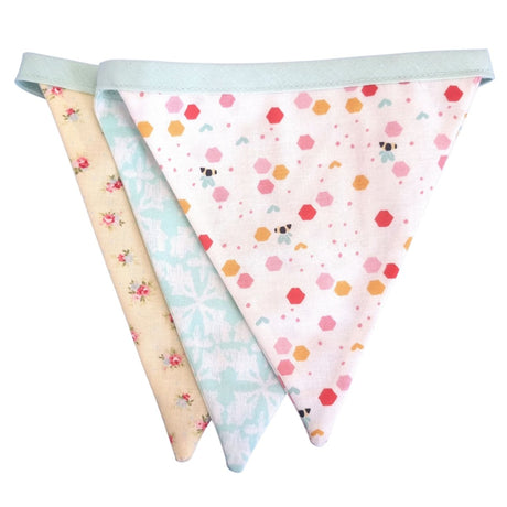 Spring bunting - garden flower flags - 2 Green Monkeys