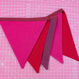 Custom colour bunting - plain flags - 2 Green Monkeys