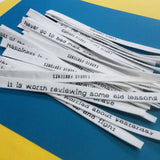 25 x personalised fortune cookie favours - 2 Green Monkeys