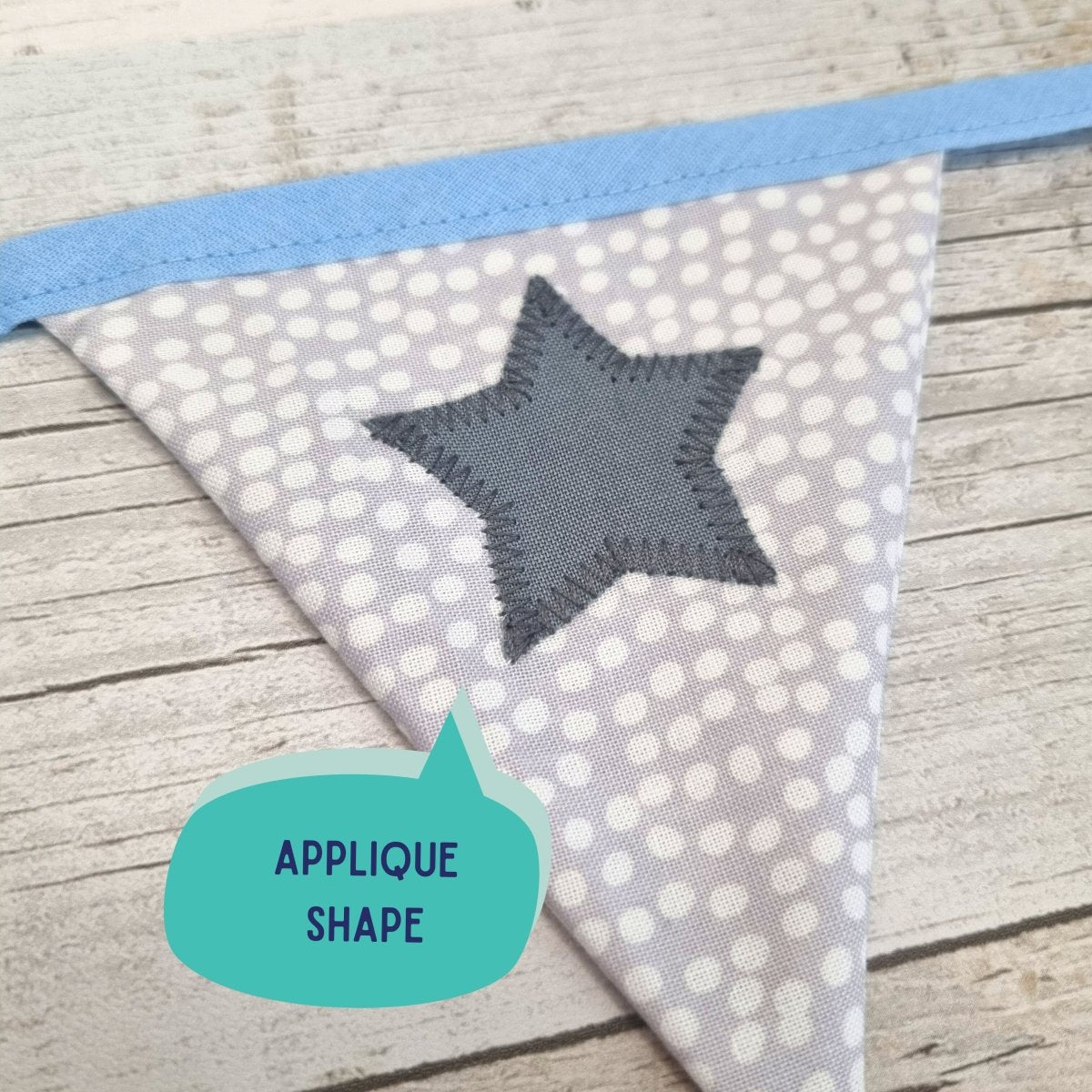Business Bunting - appliqued flags - 2 Green Monkeys