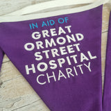 Business Bunting - embroidered text flags - 2 Green Monkeys