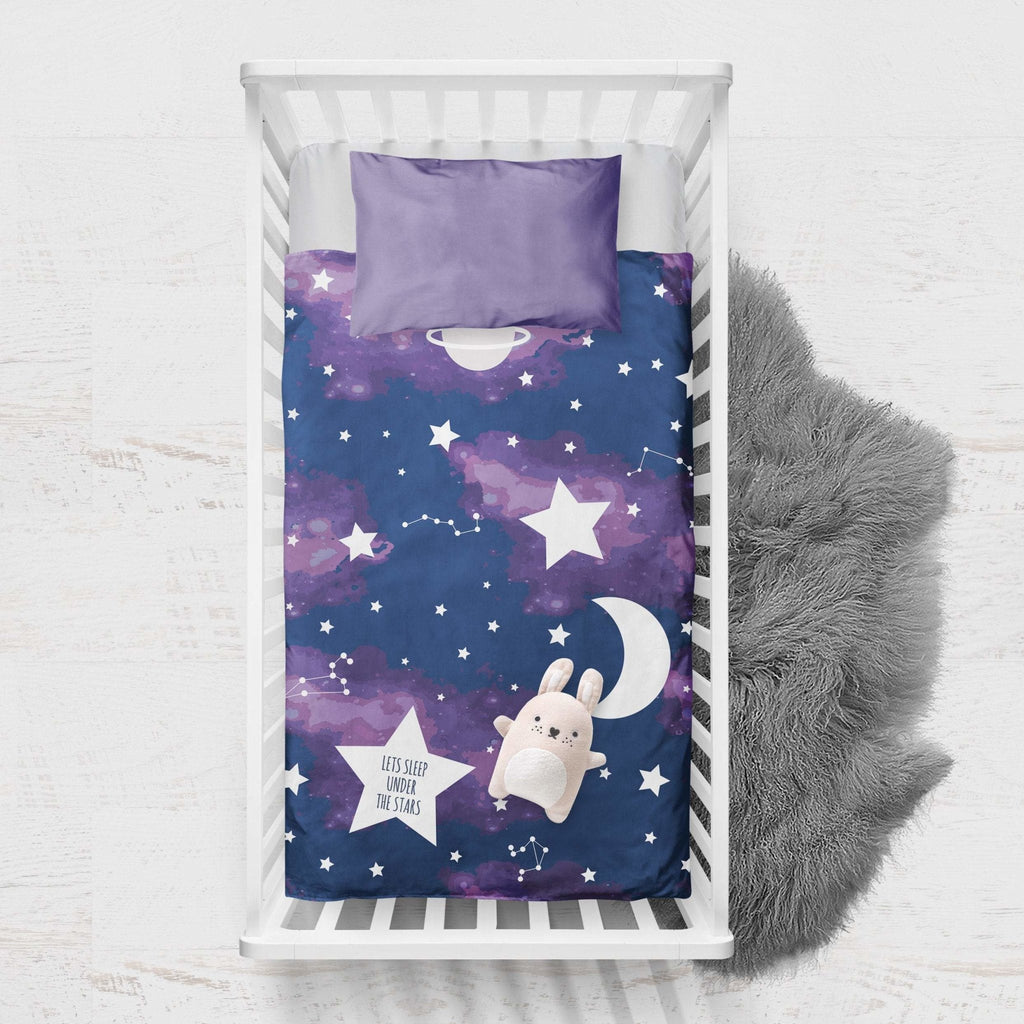 Celestial / Galaxy/ Star Moon Quilt - 2 Green Monkeys