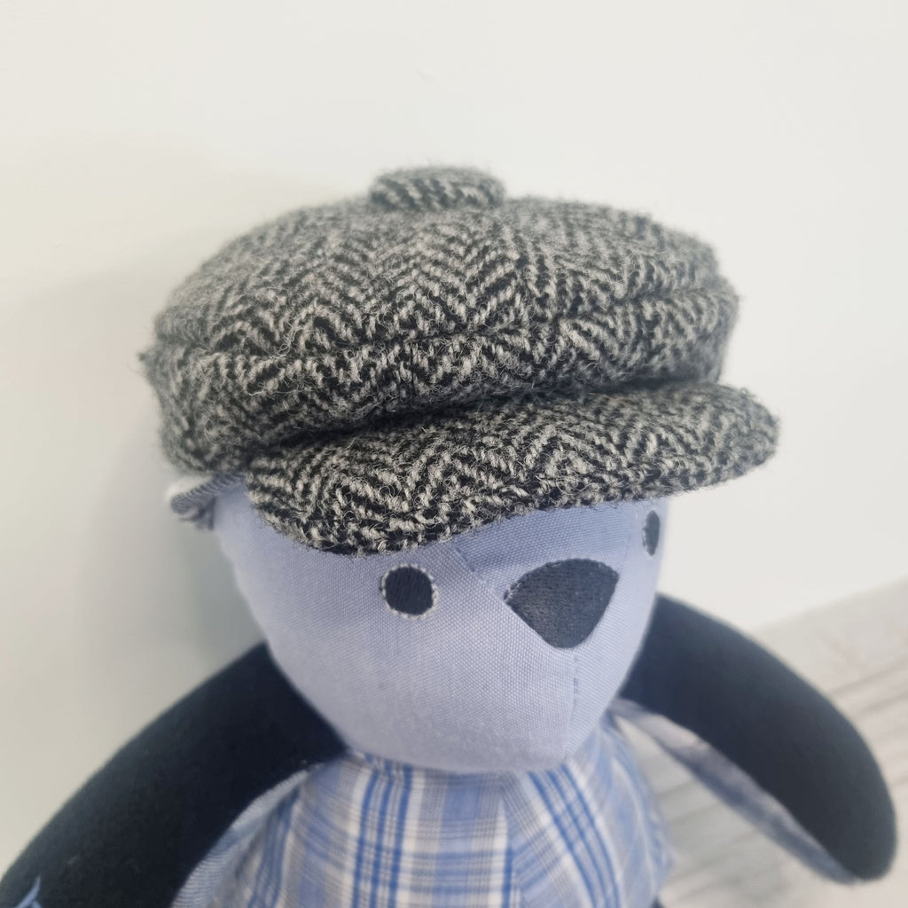 Clothing for memory bears - tie / scarf / hat / jumper - 2 Green Monkeys