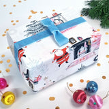 Eco Wrapping - Vintage Kitsch Santa Design - 2 Green Monkeys