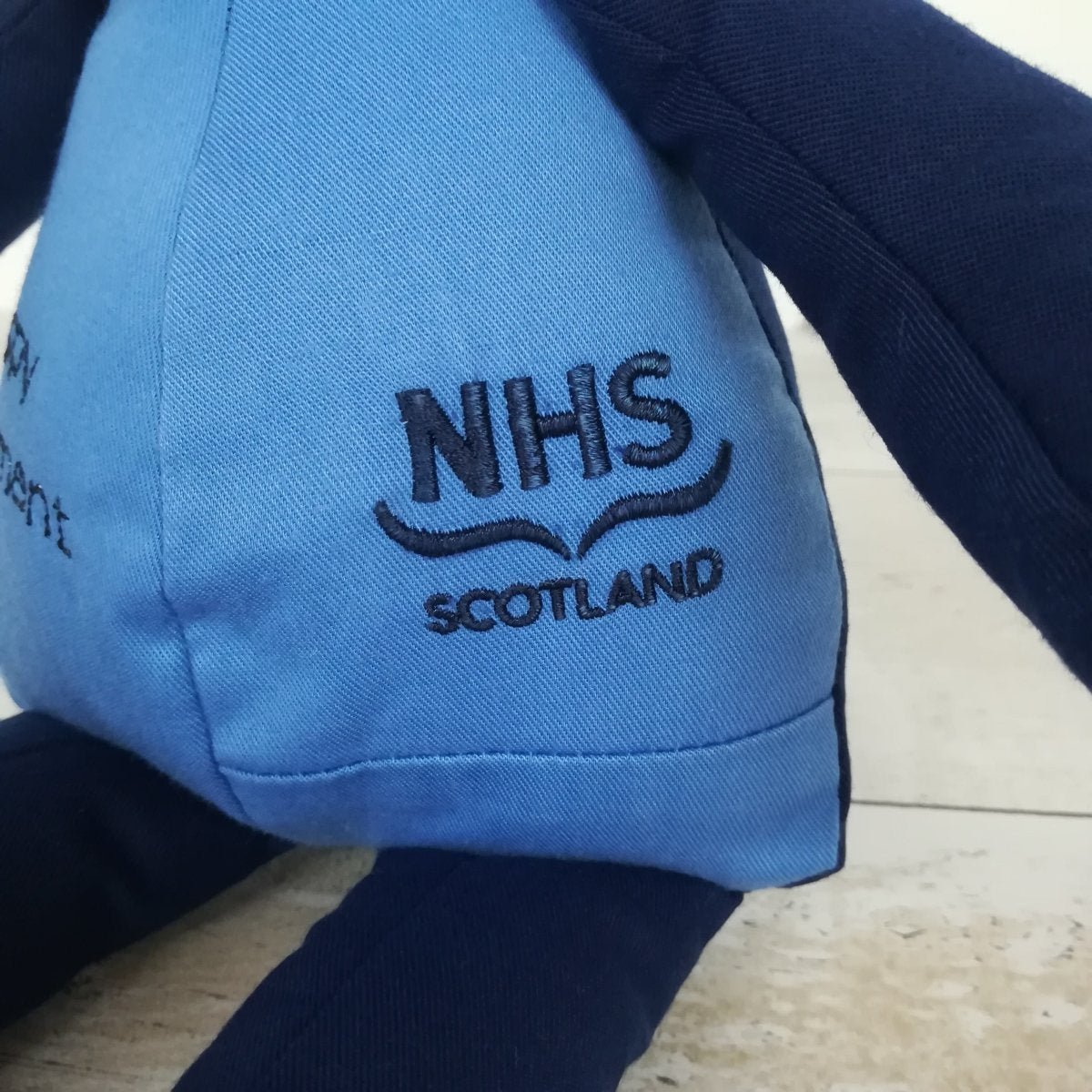 Memory bear keepsake with voicegift voice recorder message - teddy from clothing / shirt - 2 Green Monkeys