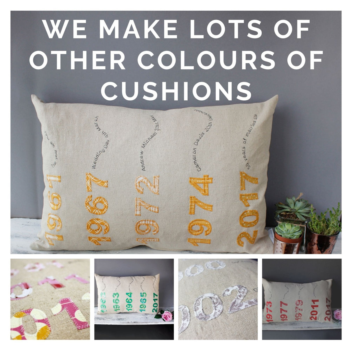 Mother's Day Personalised Cushion - 2 Green Monkeys