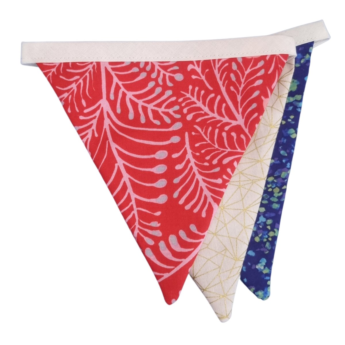 Platinum Jubilee Bunting - red / white / blue flags - 2 Green Monkeys