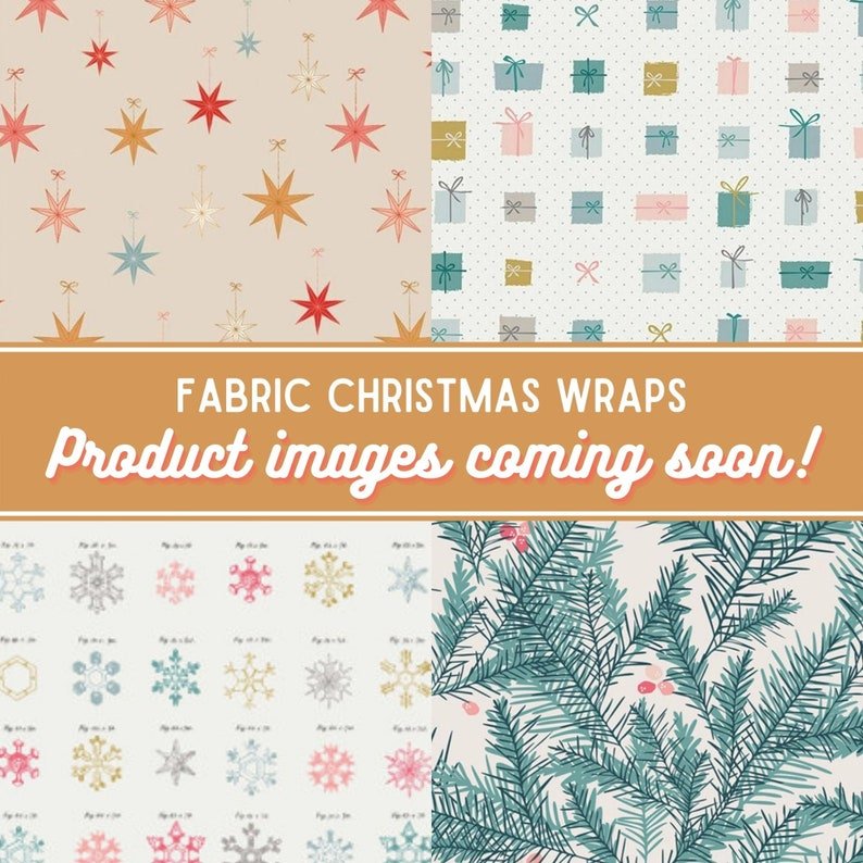Reusable Christmas Gift Wrap - Star Design - 2 Green Monkeys