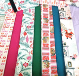 Reusable Gift Wrap - Pack of 4 Retro Design - 2 Green Monkeys